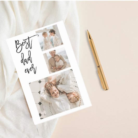 美しいコラージュ写真最高のパパエバーギフト ポストイット