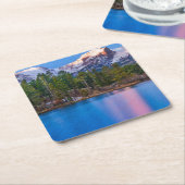 美しいコロラドシーナリーコースターセット スクエアペーパーコースター (アングル)