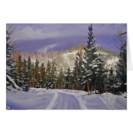 美しいコロラドマウンテンスノーシーン