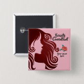 美しいコンサルタントボタン 缶バッジ (正面&裏面)