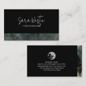 美しいコンサルタント美容師の名刺 名刺 (正面/裏面)