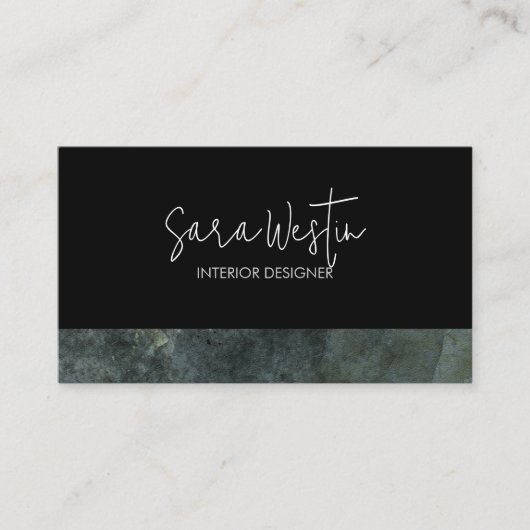 美しいコンサルタント美容師の名刺 名刺 (正面)