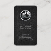 美しいコンサルタント髪のスタイルアイコン名刺 名刺 (正面)