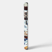 美しいコーヒーとチョコレートのカップケーキ柄 Case-Mate iPhoneケース (裏面 / 左)