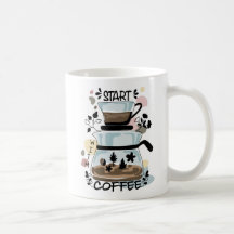 美しいコーヒーのマグカップ