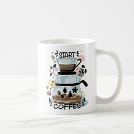 美しいコーヒーのマグカップ コーヒーマグカップ
