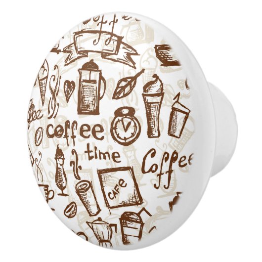 美しいコーヒーエスプレッソのデザイン セラミックノブ (右)