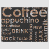 美しいコーヒーエスプレッソのCappucinoの台所飲み物 薄葉紙 (正面)