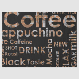美しいコーヒーエスプレッソのCappucinoの台所飲み物 薄葉紙