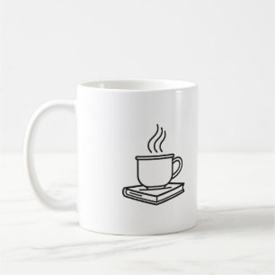 美しいコーヒーカップと読書好きのマグカップ コーヒーマグカップ