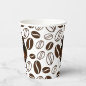 美しいコーヒーショップカスタムのビジネス名 紙コップ (左)