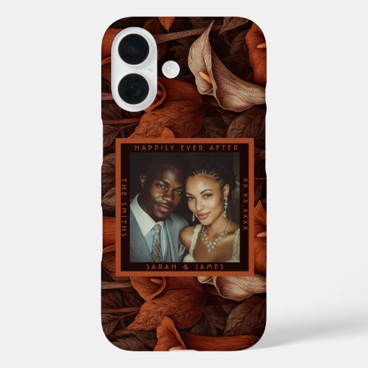 美しいコーラ・リリーが輝く地方の結婚式 Case-Mate iPhoneケース (裏面)