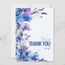💍美しいコーンフラワーの夢 サンキューカード