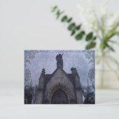 美しいゴシック様式の墓地の地下墓地 ポストカード (スタンド正面)