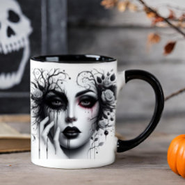 美しいゴシック様式の女性 マグカップ