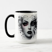 美しいゴシック様式の女性 マグカップ (左)