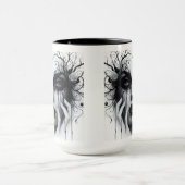 美しいゴシック様式の女性 マグカップ (中央)