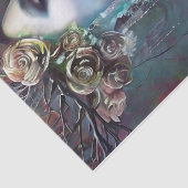 美しいゴシック様式の女性 薄葉紙 (詳細)