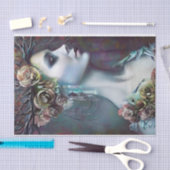 美しいゴシック様式の女性 薄葉紙 (クラフト)