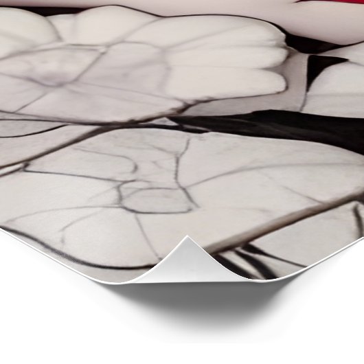 美しいゴシック様式の女性AIがアートを生み出す ポスター (コーナー)