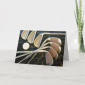 美しいゴルフクラブ カード (正面)