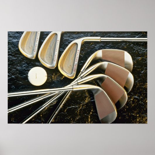 美しいゴルフクラブ ポスター (正面)