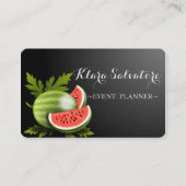 美しいゴージャスなスイカ 名刺 (正面)