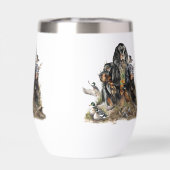 美しいゴードン・セッター、アート (背面)