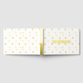 美しいゴールデンフォイルの思い出の写真/ゲストブック。 ゲストブック (全面)