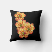 美しいゴールデンリリー クッション (裏面)