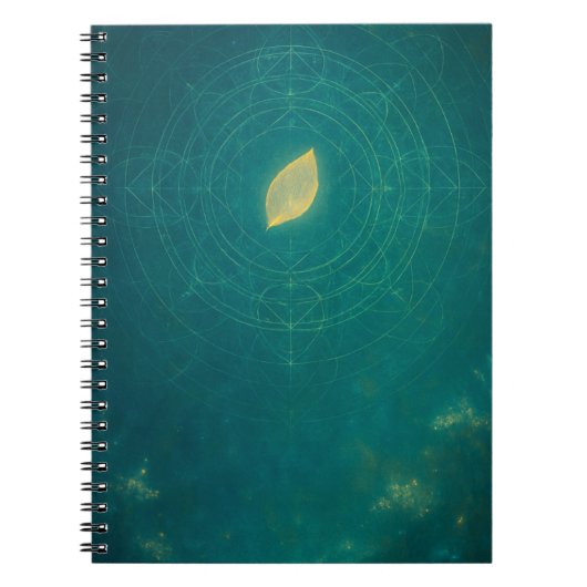 美しいゴールデンリーフノートブック ノートブック (正面)