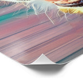 美しいゴールデンレトリバー光沢ポスター ポスター (コーナー)