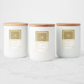 美しいゴールデン海製品の包装ラベル フードラベル (ボトル)