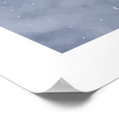 美しいゴールドのラインアート ポスター (角)