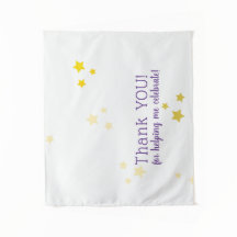 美しいゴールドイエローの星の写真オーバーレイ - サンキュー