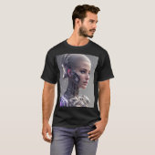 美しいサイボーロボット Tシャツ (正面フル)