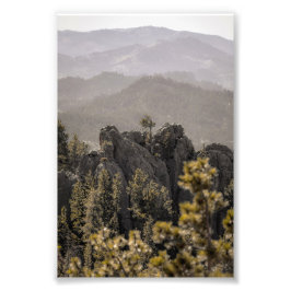 美しいサウスダコタ山脈 フォトプリント           