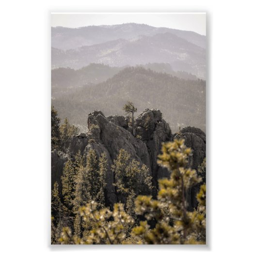 美しいサウスダコタ山脈 フォトプリント            (正面)