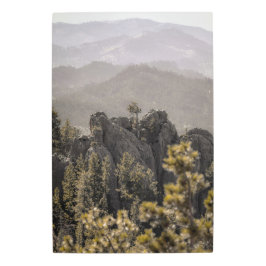 美しいサウスダコタ山脈 メタルプリント