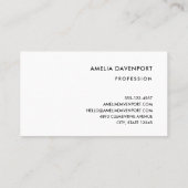 美しいサニートロピカルビーチ写真 名刺 (裏面)