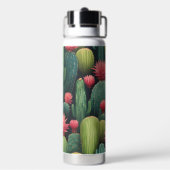 美しいサボテンの庭 ウォーターボトル (背面)