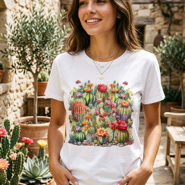 美しいサボテンの花 Tシャツ
