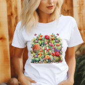 美しいサボテンの花 Tシャツ