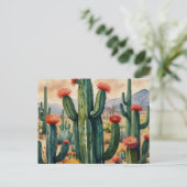 美しいサボテン ポストカード (スタンド正面)