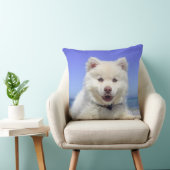 美しいサモイドッグ クッション (椅子)