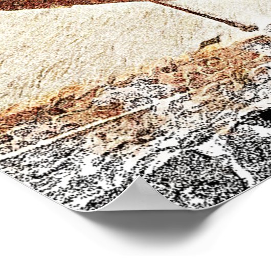 美しいサルディイタリアンニア地中海の島 ポスター (角)