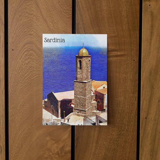 美しいサルディイタリアンニア地中海の島 ポストカード
