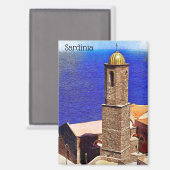 美しいサルディイタリアンニア地中海の島 マグネット (正面/裏面)
