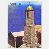 美しいサルディイタリアンニア地中海の島 マグネット (正面)