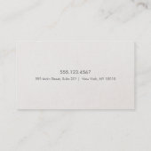 美しいサロンおよびスパ5スタンプパンチロイヤリティカード ロイヤリティカード (裏面)